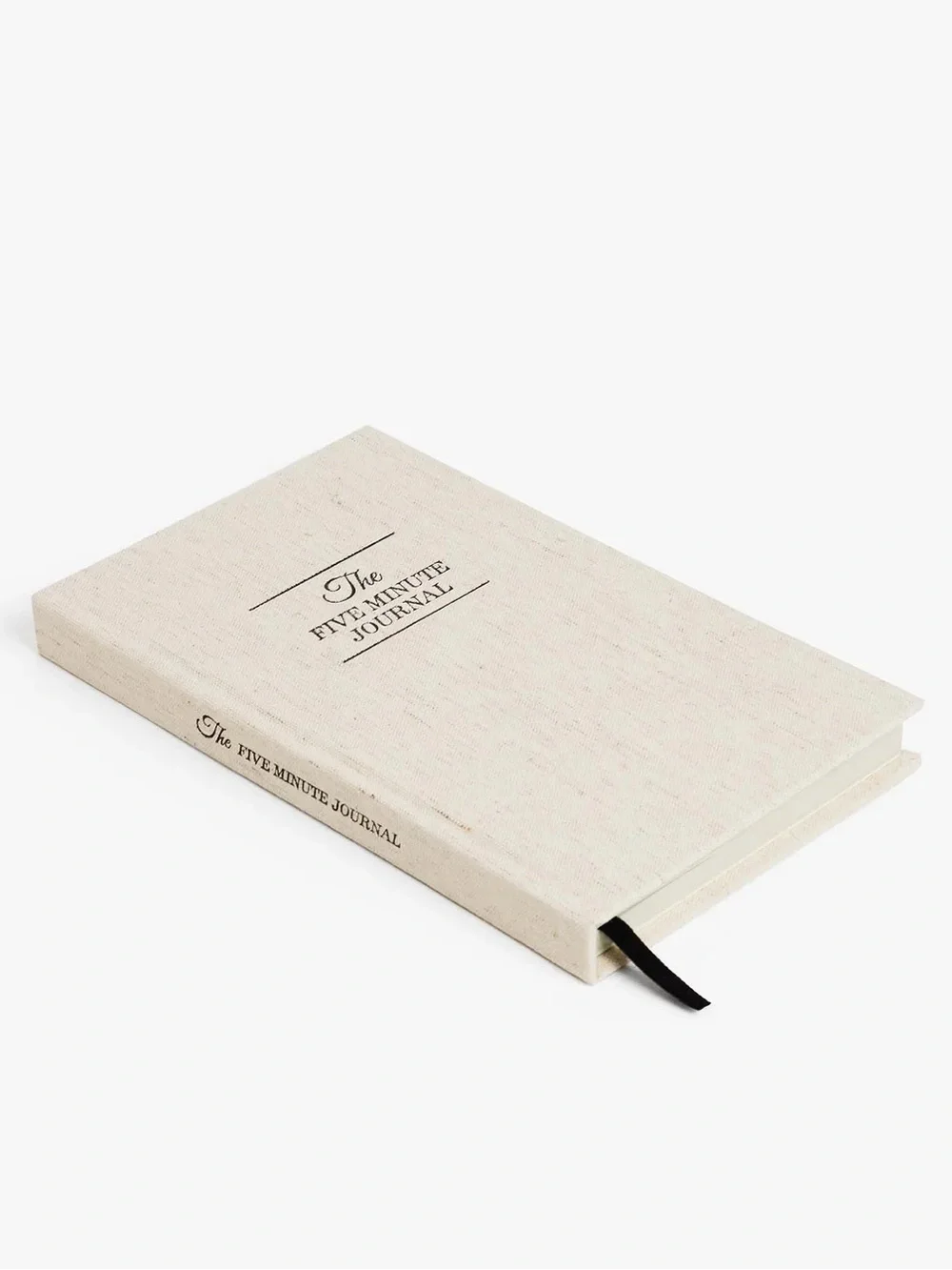 The Five Minute Journal (Fit Edition) Hardcover - Natural Linen